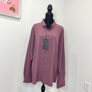 7 Diamonds Purple Men's Button Up